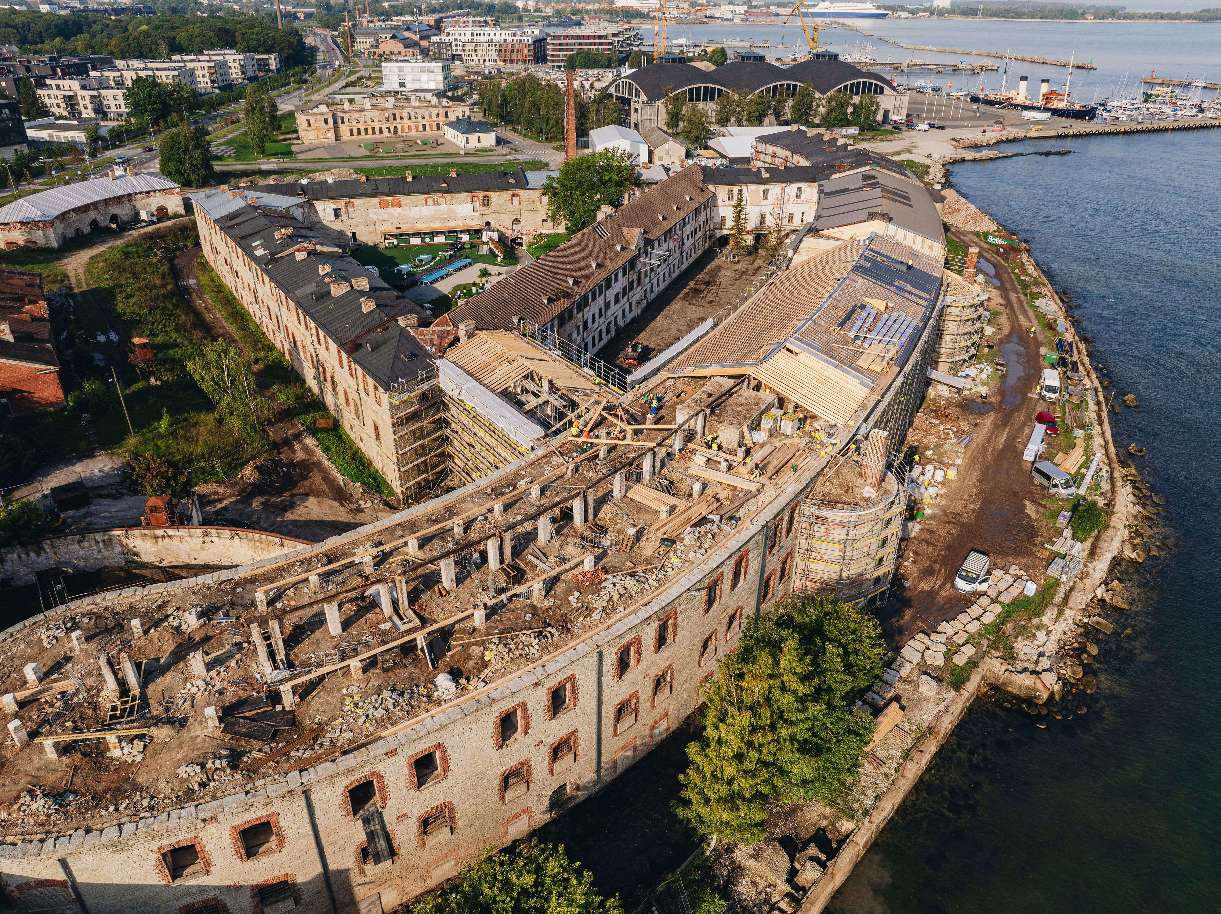 During renovations