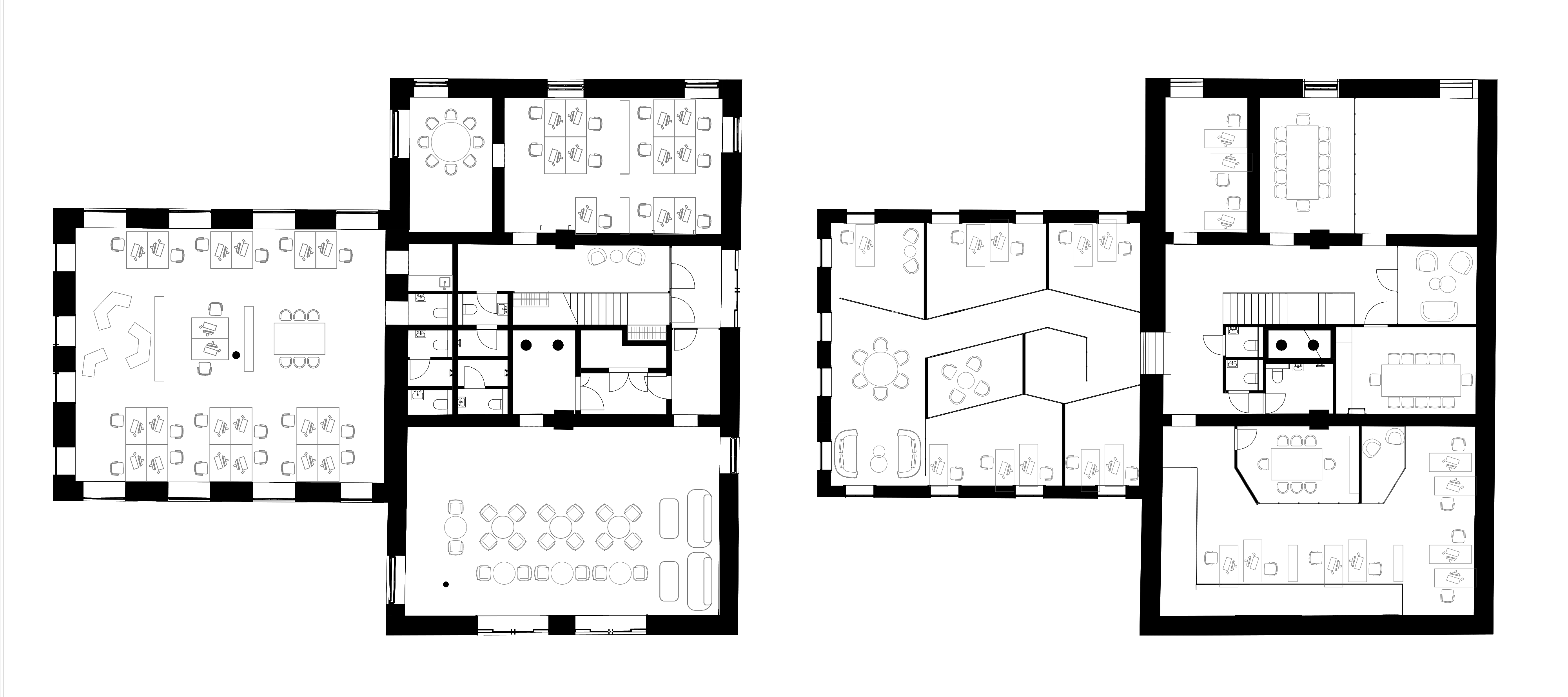 Ground and First floor plan
