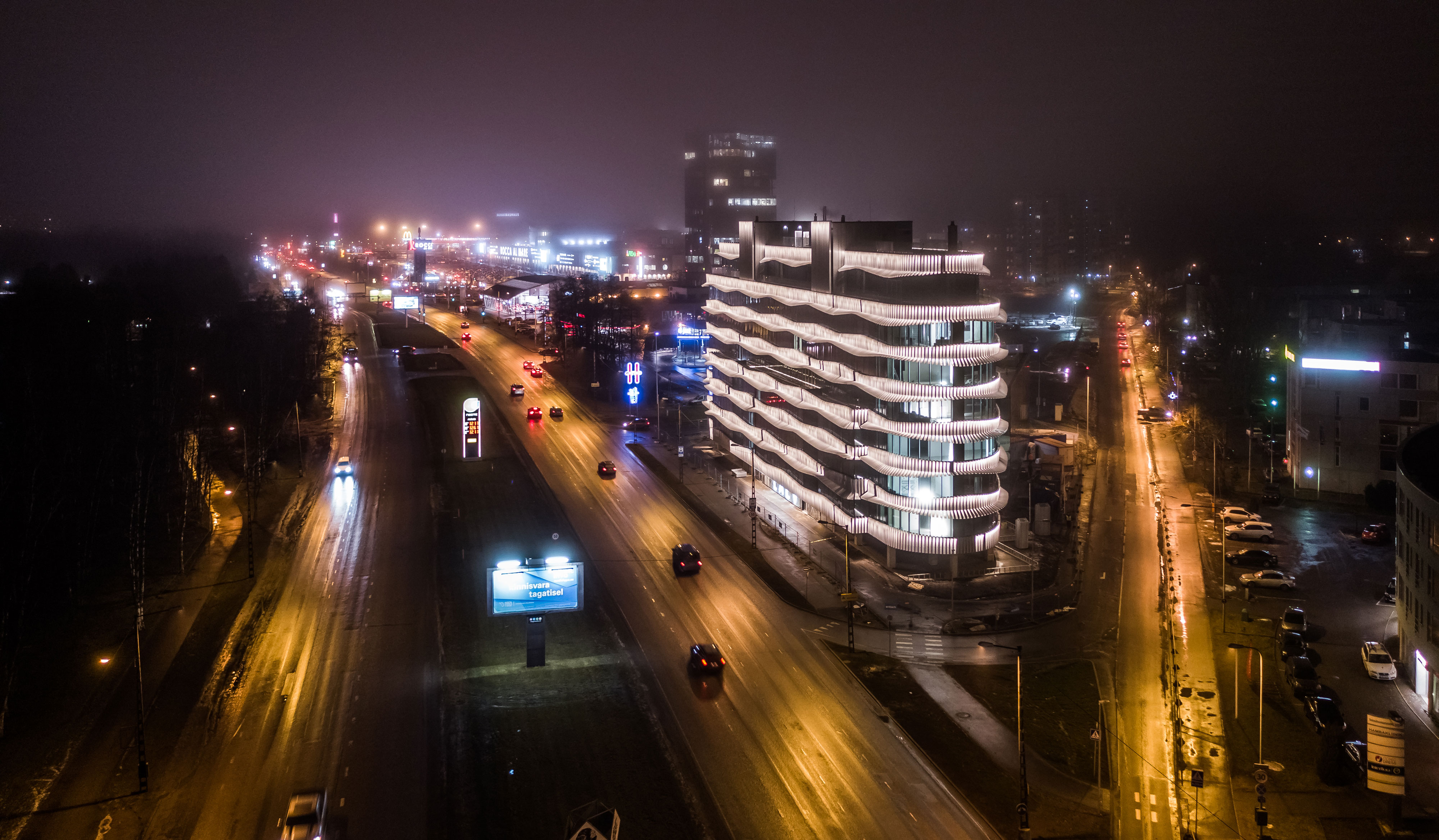 Late night birdview