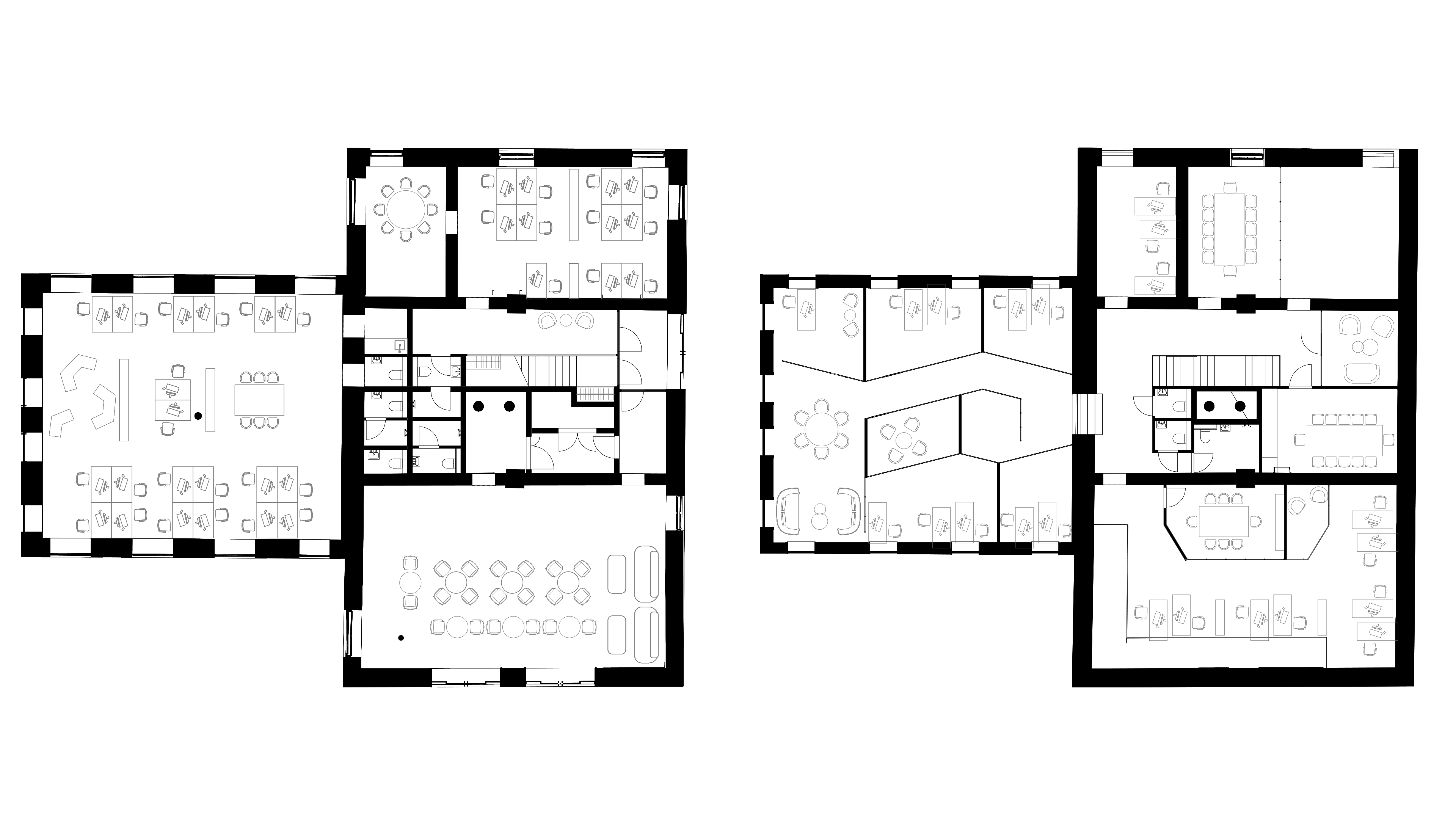 Ground and First floor plan