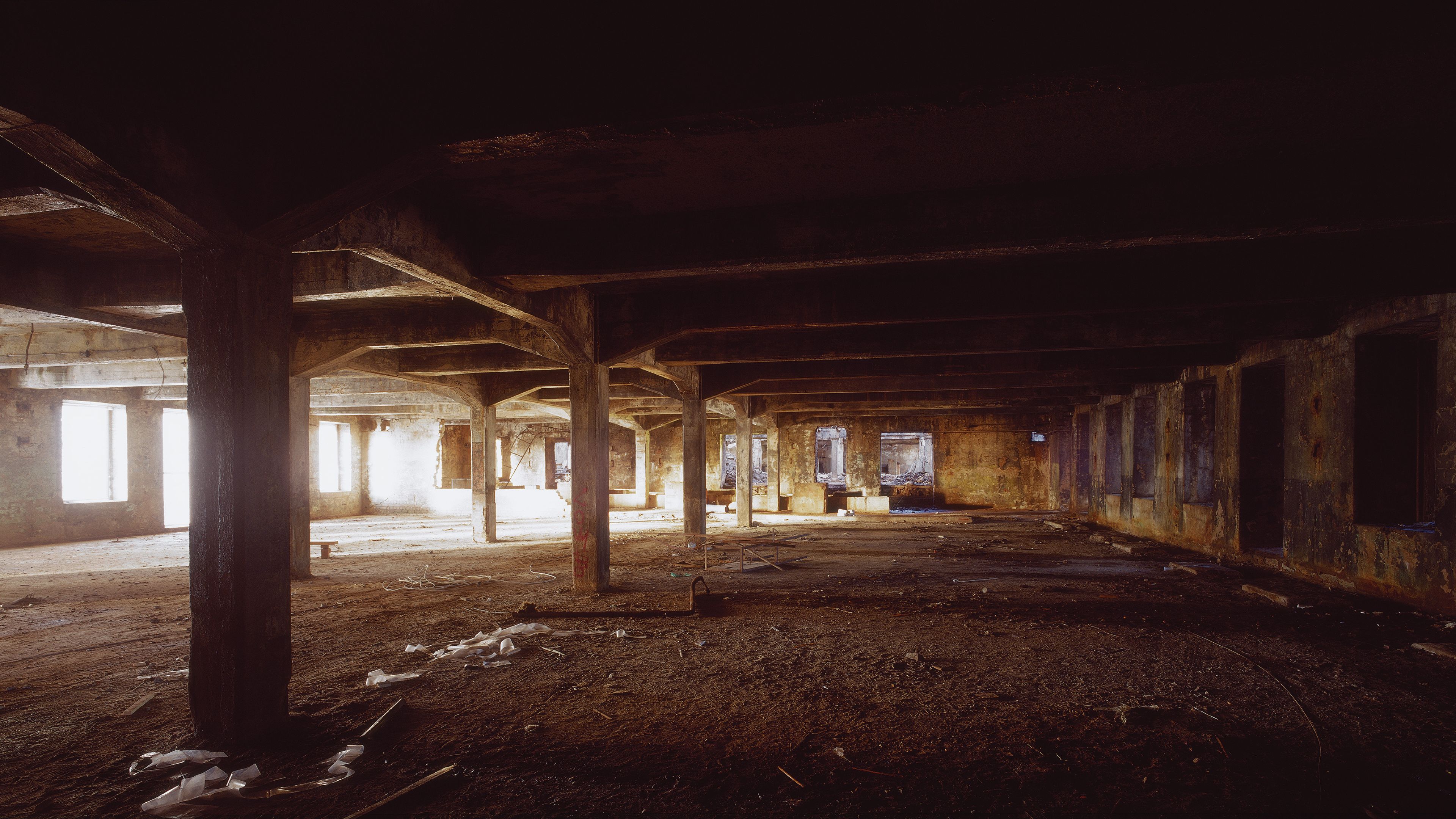 Cellulose drying floor, 2004. Apartments now.