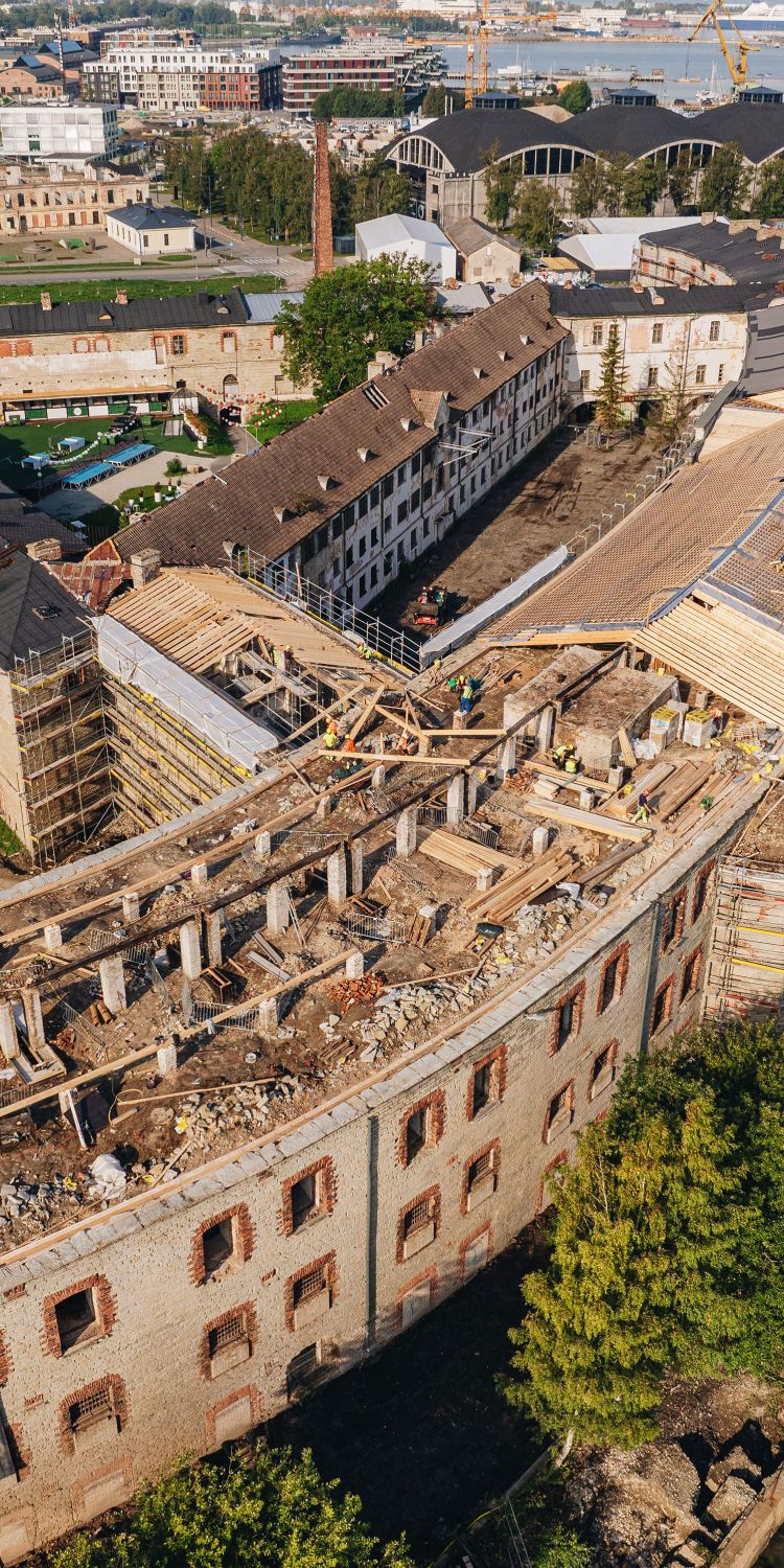During renovations