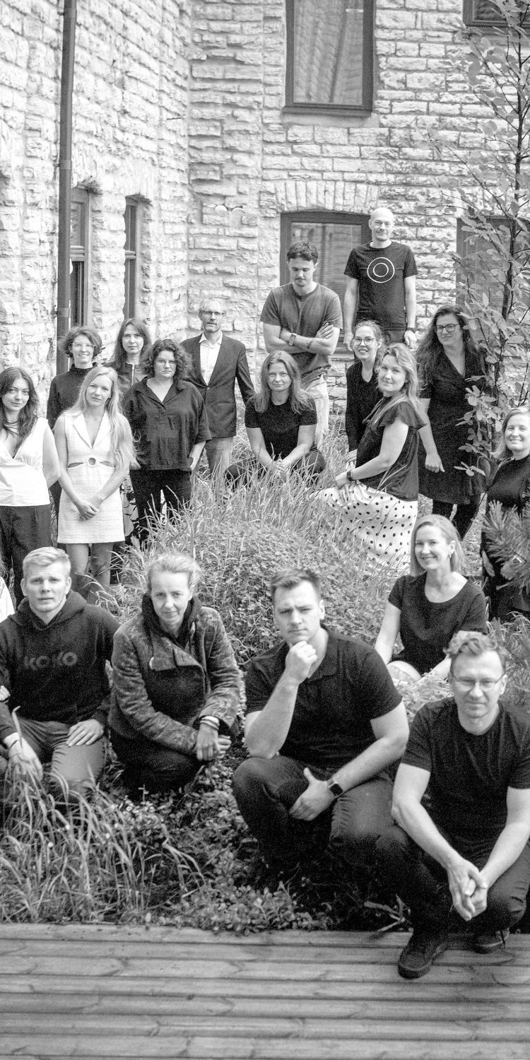 KOKO team on office terrace 2025