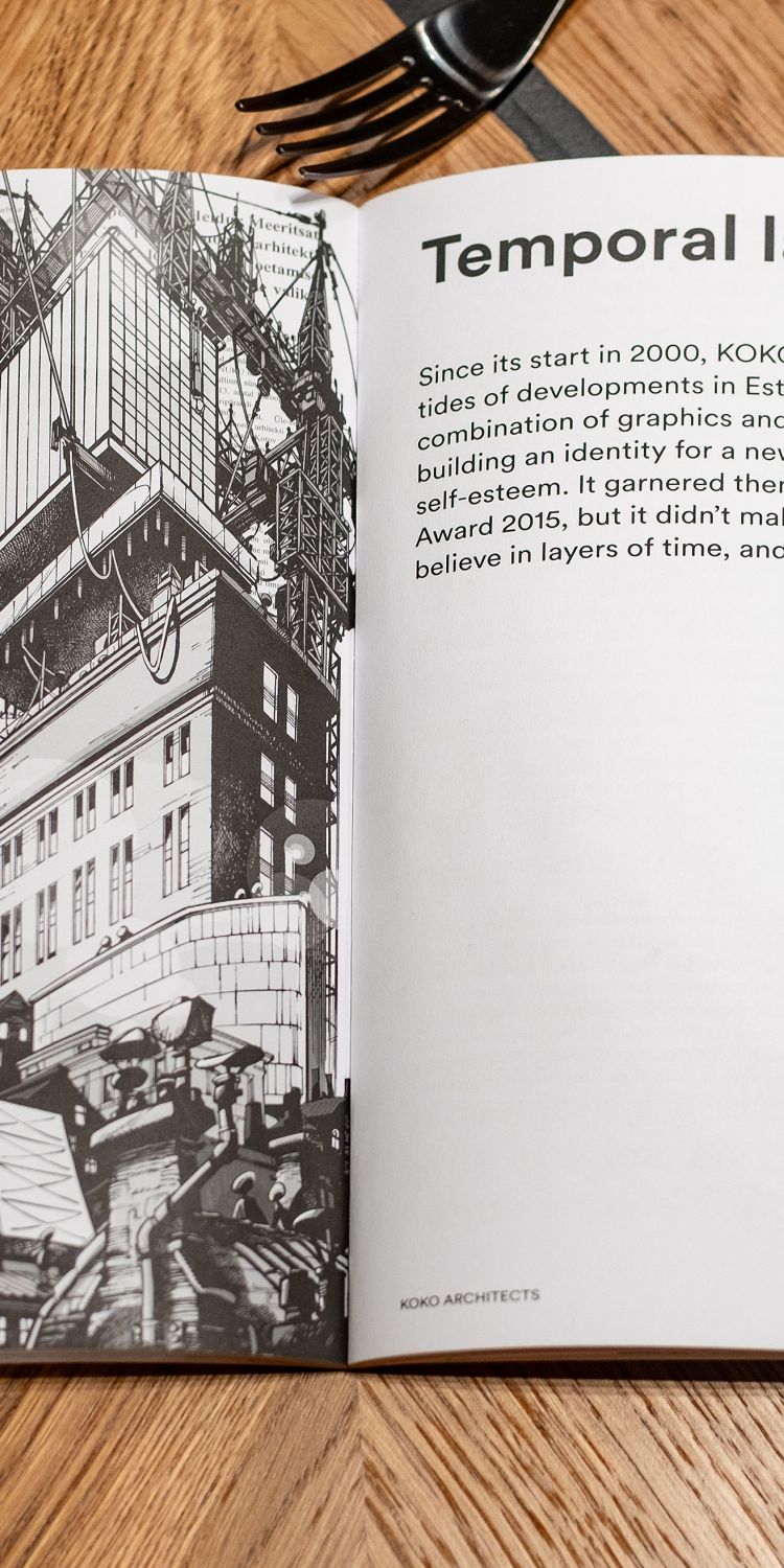 Illustration by Klaus from book: "Forty and famous" by Indira van´t Klooster