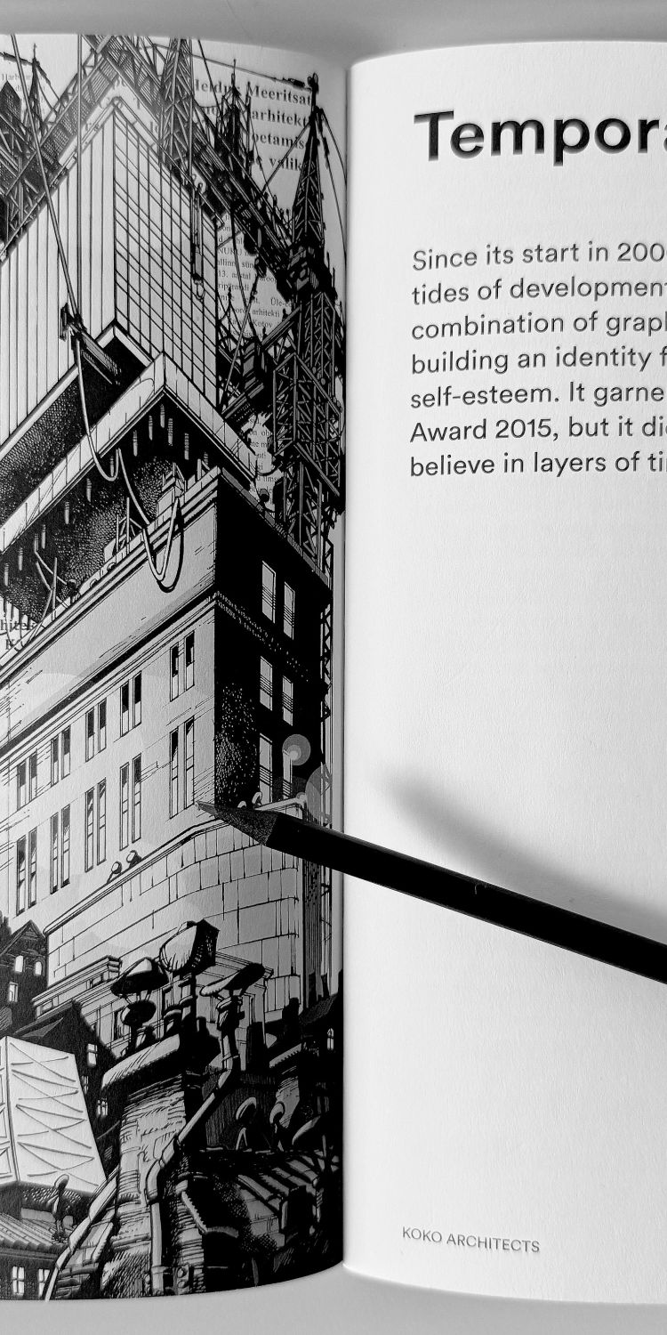 Illustration by Klaus from book: "Forty and famous" by Indira van´t Klooster