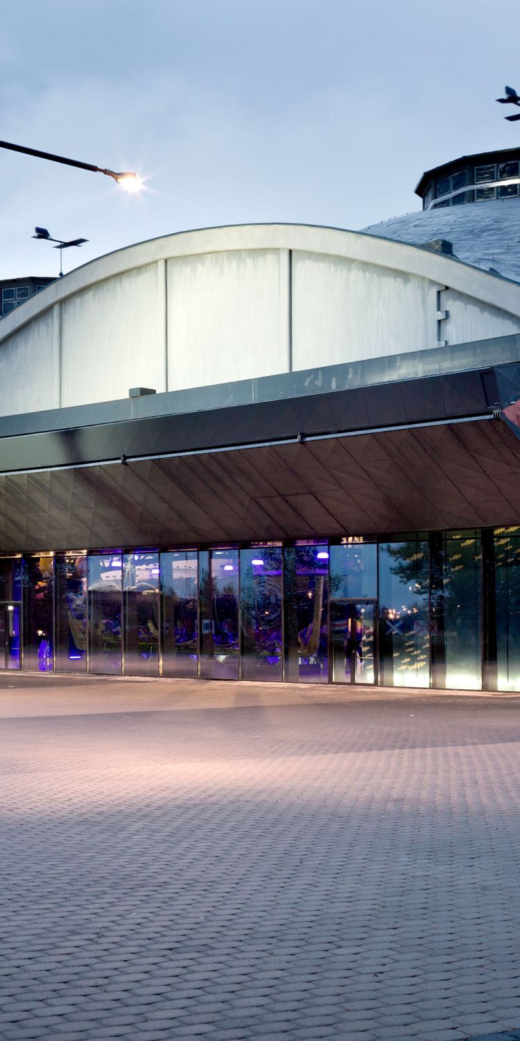 Folding doors opening